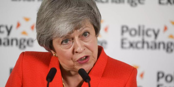 Noch-Premierministerin Theresa May ist enttäuscht über die Wahlschlappe der Konservativen. Theresa May