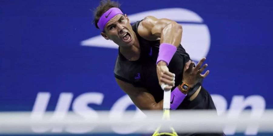 Topfavorit auf den Sieg bei den US Open: Rafael Nadal. Foto: Adam Hunger/AP