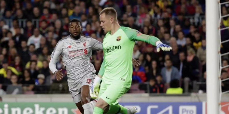 Barcelonas Torhüter Marc-Andre ter Stegen ist für die FIFA-Weltauswahl nominiert. Foto: Emilio Morenatti/AP