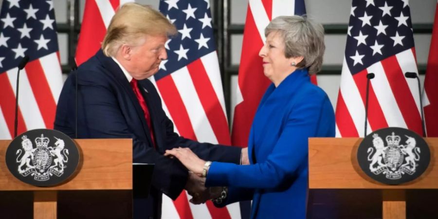 US-Präsident Trump und Premierministerin May