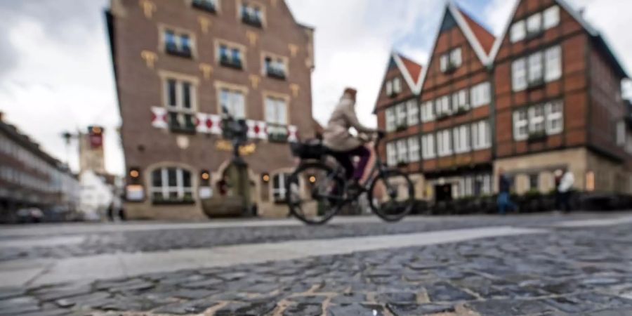 Gedenktafel am Ort der Amokfahrt in Münster