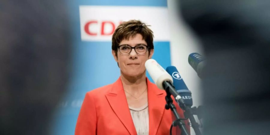 CDU-Vorsitzende Annegret Kramp-Karrenbauer
