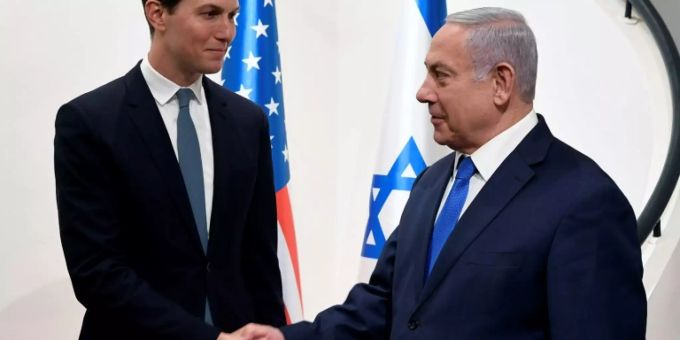 Jared Kushner und Benjamin Netanjahu Jared Kushner und Benjamin Netanjahu
