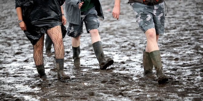 Wacken Festival Regen Besucher