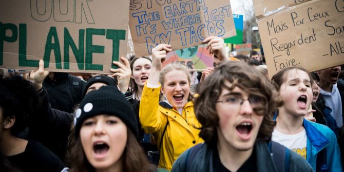 Demo junge Menschen