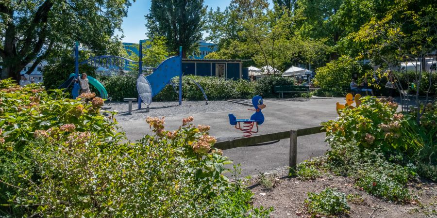 Der Inseli Spielplatz in der Stadt Luzern.