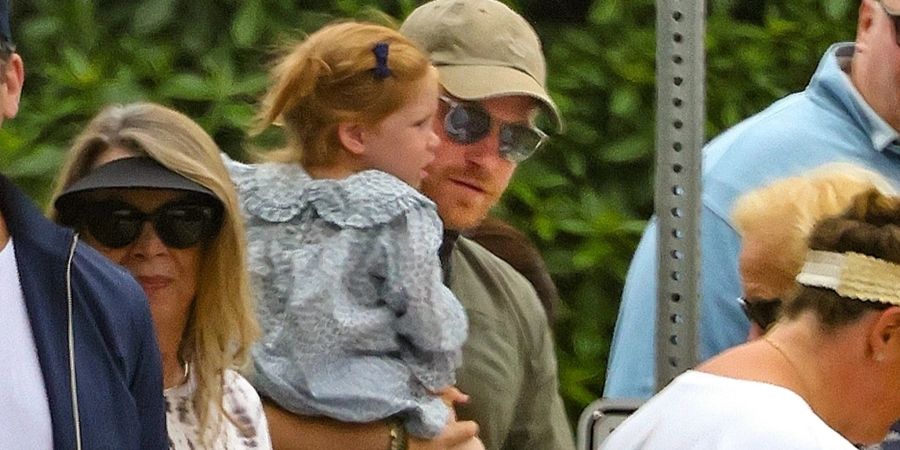 Prinz Harry mit Tochter Lilibet in Montecito.