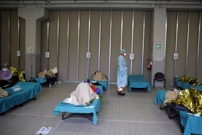 Coronavirus-Patienten stehen unter strikter Quarantäne. corona