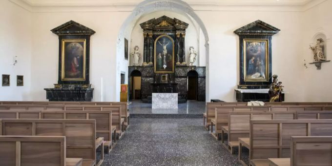 Die neugestaltete Peterskapelle, fotografiert am Freitag, 7. Dezember 2018, in Luzern Luzern Landeskriche