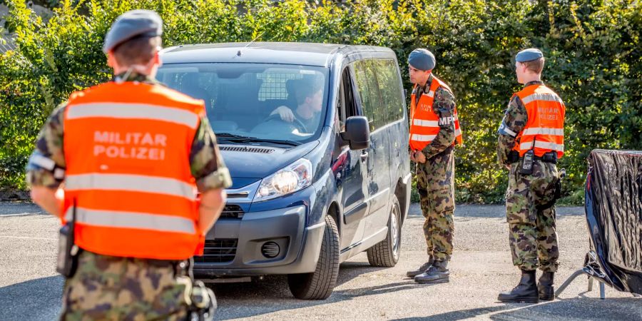 Militärpolizei Einsatz Grenze