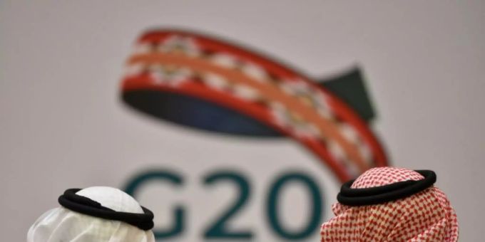 G20-Vorsitzender von Saudi-Arabien. g20 saudi arabien
