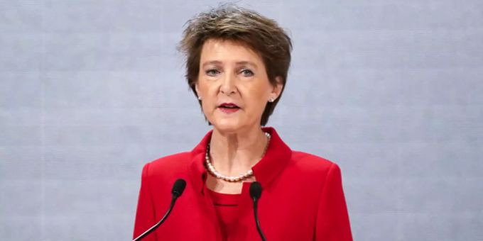 Fast wie Greta - So liest Sommaruga den WEF-Eliten die Klima-Leviten