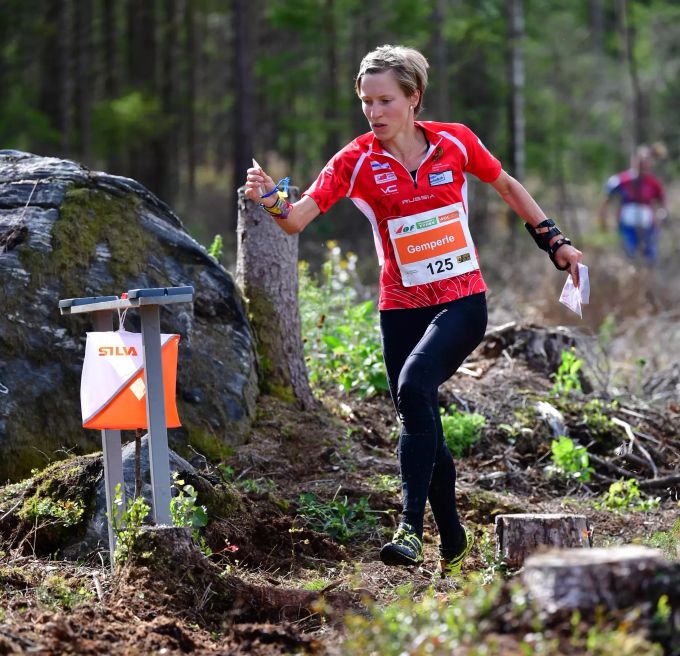 Natalia Gemperle, hier an der OL-Weltmeisterschaft 2019 in Norwegen, ist Mitglied im OLK Argus Seon und läuft für Russland. Natalia Gemperle