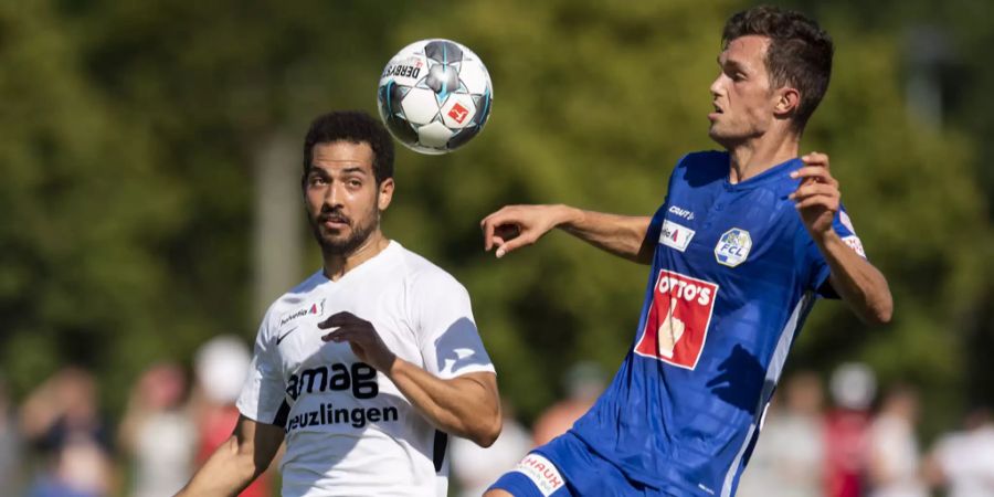 Shkelqim Demhasaj vom FC Luzern im Cup-Spiel gegen Kreuzlingen.