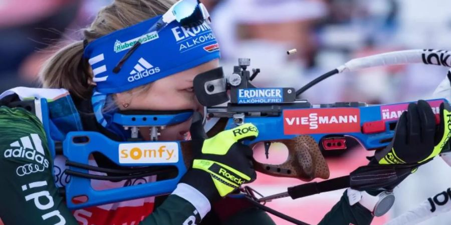Biathletin Franziska Preuss ist wieder fit. Foto: Sven Hoppe/dpa