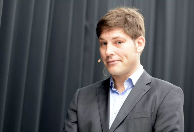 Kabarettist David Bröckelmann. David Bröckelmann