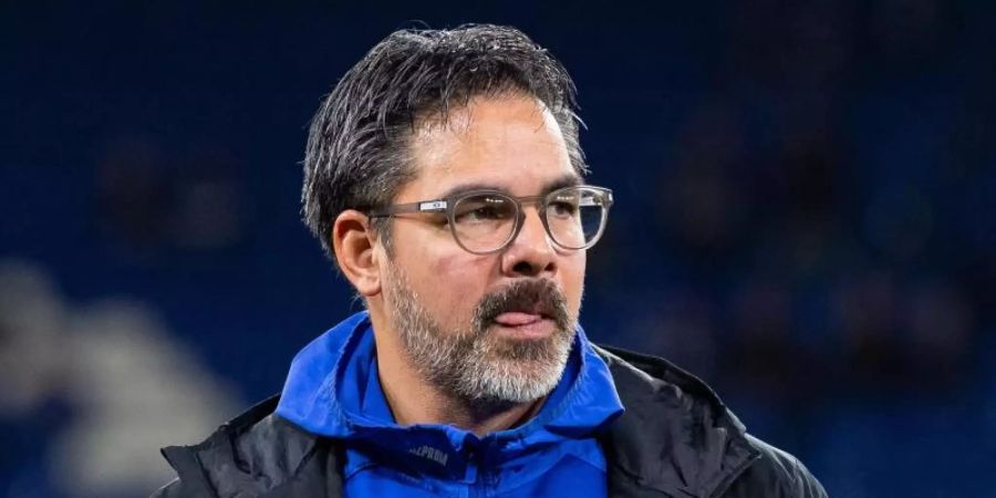 Mit Schalke unter Erfolgsdruck: Trainer David Wagner. Foto: Guido Kirchner/dpa