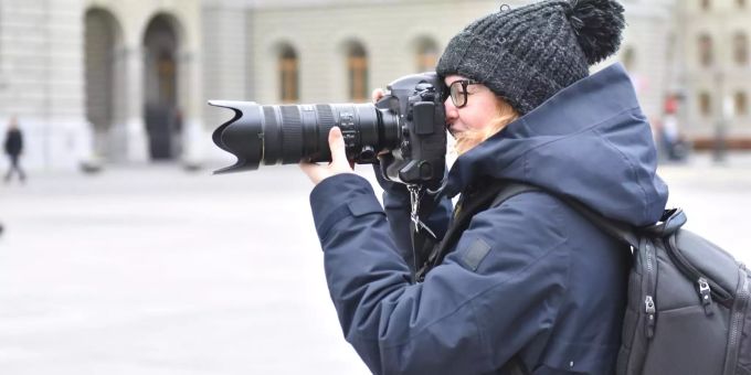 Fotografin Sandra Blaser. coronavirus