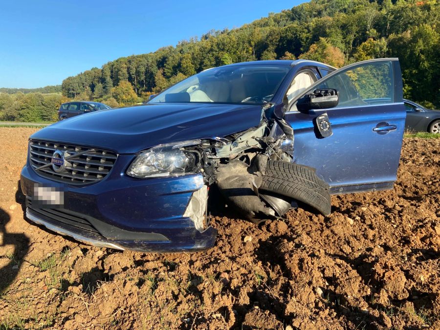 An den Fahrzeugen entstand ein Totalschaden
