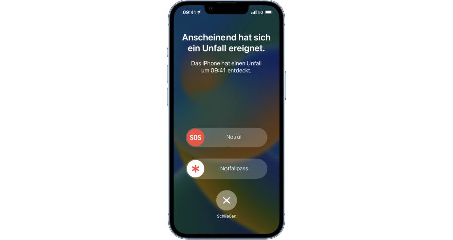 iPhone 14 Unfallerkennung