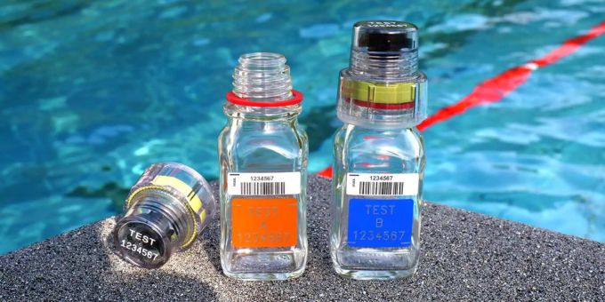 Dopingtest-Flaschen. (Symbolbild) Doping