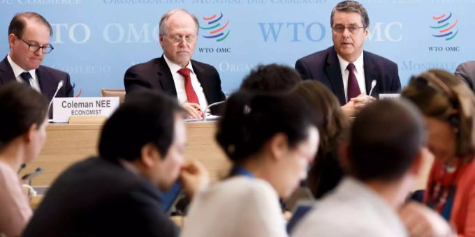 Unterschiedliche Meinungen an der WTO-Handelskonferenz. Unterschiedliche Meinungen an der WTO-Handelskonferenz.