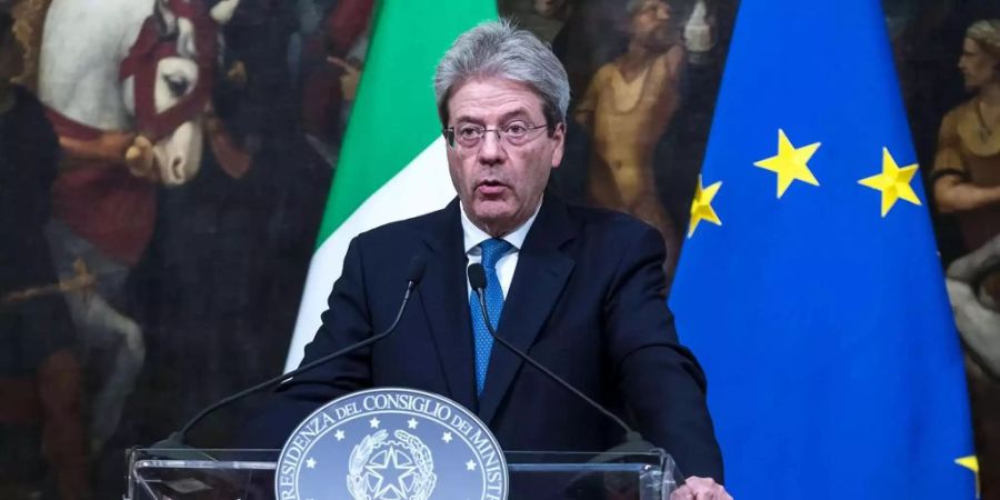 Der italienische Ministerpräsident Paolo Gentiloni.