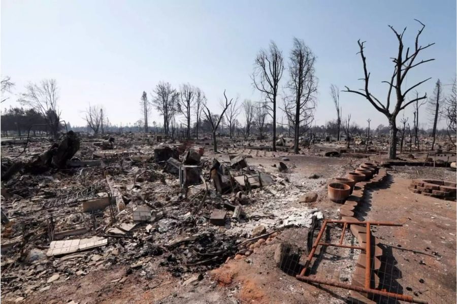 Dank über 11'000 Feuerwehrleuten konnten die meisten Grossbrände eingedämmt werden.