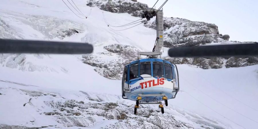 Diese Titlis Rotair Seilbahn ist 30 Jahre alt und wird bald ersetzt.