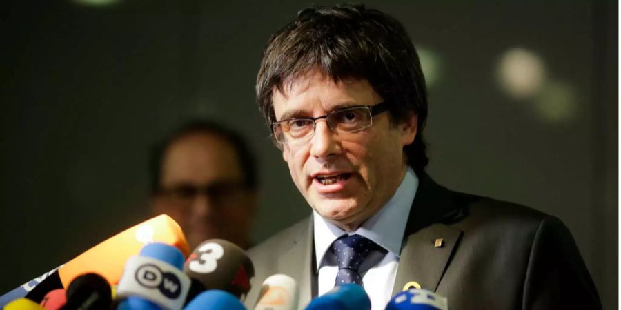 Puigdemont will sich zum juristischen Fall und der politischen Situation in seiner Heimat äussern.