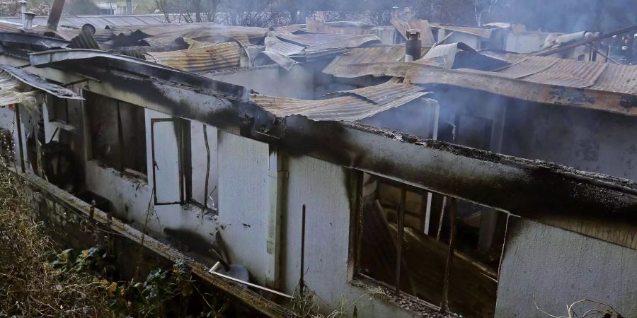 Bei dem Brand in einem Altersheim in Chile kamen zehn Frauen ums Leben.