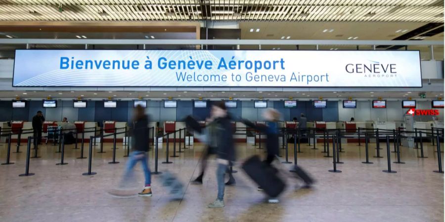 Flughafen Genf Passagiere