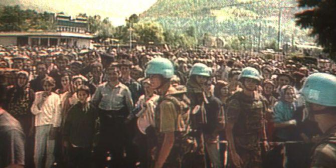 Niederländische UN-Soldaten in Bosnien-Herzegowina.