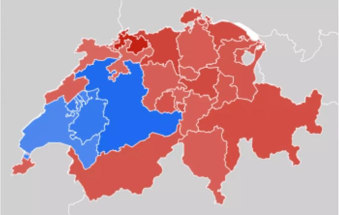 Nur in den Kantonen Bern, Freiburg und Waadt interssiert YB mehr als der FCB.