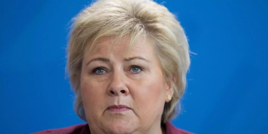 Erna Solberg in Berlin.