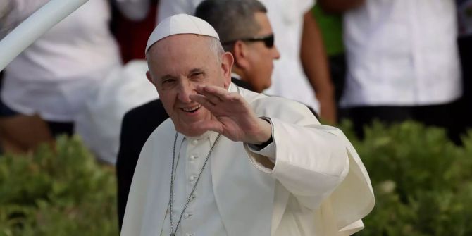 Papst Franziskus beim Weltjugendtag in Panama.