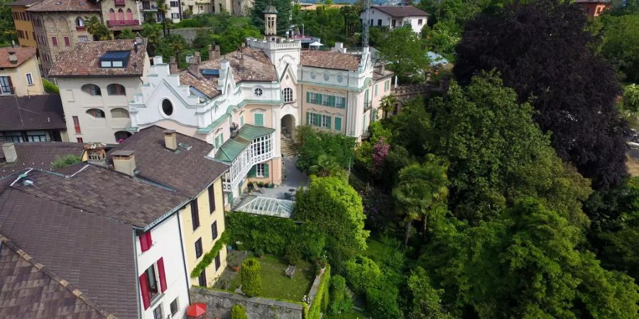 Aussenansicht des Museum Hermann Hesse in Montagnola TI.