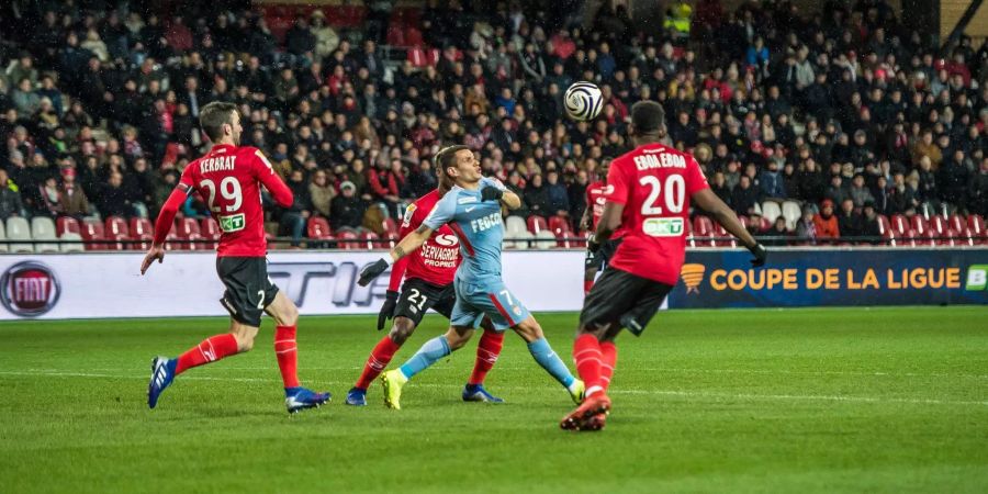 AS Monaco gegen Guingampg.