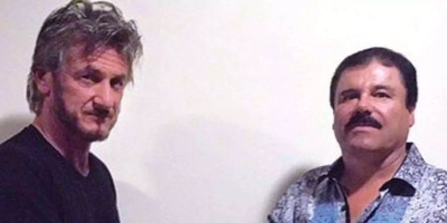 Hollywood-Star Sean Penn 2015 bei seinem Treffen mit Drogenboss El Chapo.