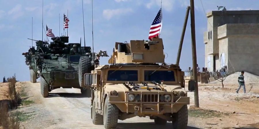 US-Panzer in Syrien.