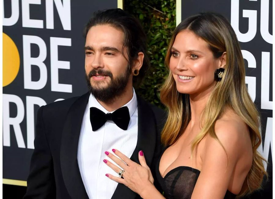 Heidi Klum und Tom Kaulitz im Januar 2019 an den Golden Globes in Los Angeles.