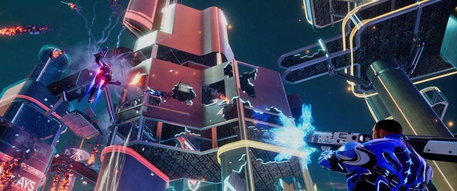 Ein Screenshot aus dem Spiel Crackdown 3.