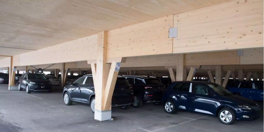 Weltweit erstes Holzparking
