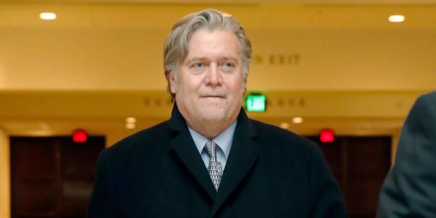 Steve Bannon bereut keine seiner Entscheidungen.
