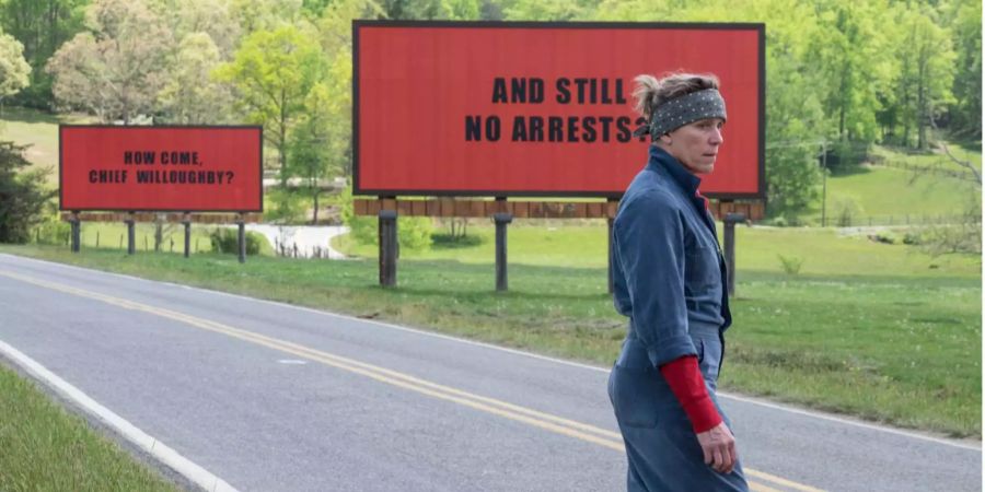 Das Vorbild: Frances McDormand als nicht abzuschüttelnde Mutter im Kinofilm «Three Billboards Outside Ebbing, Missouri»