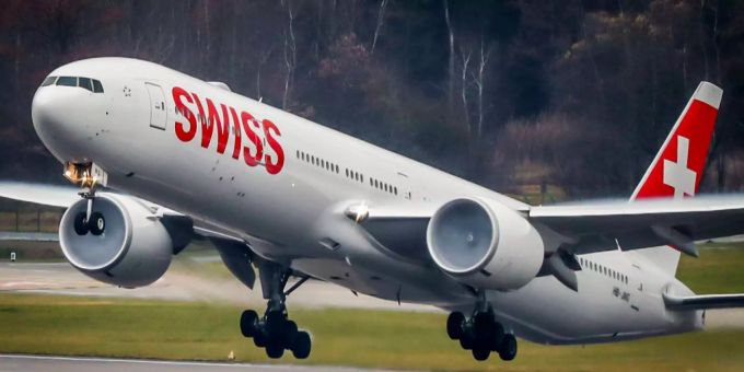 Im April sind 12'321 Flugzeuge für die Fluggesellschaft Swiss abgehoben. Fluggesellschaft Swiss