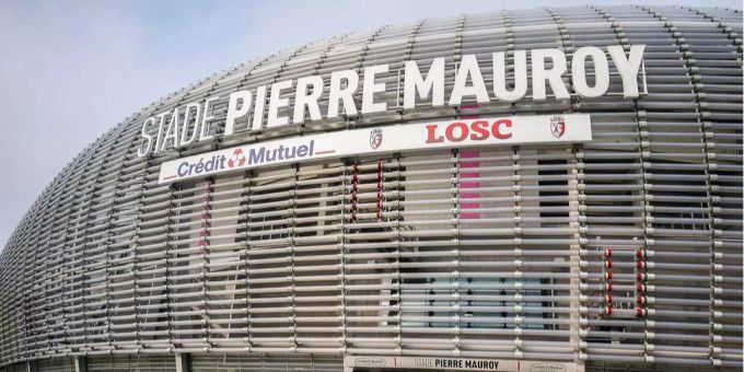 Das Stadion des OSC Lille. Das Stadion des OSC Lille.