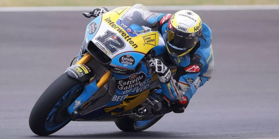 Tom Lüthi hat beim Moto-GP-Rennen in Argentinien keine Chance.