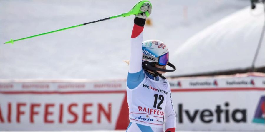 Denise Feierabend gewann dieses Jahr Olympisches Gold im Teamevent.