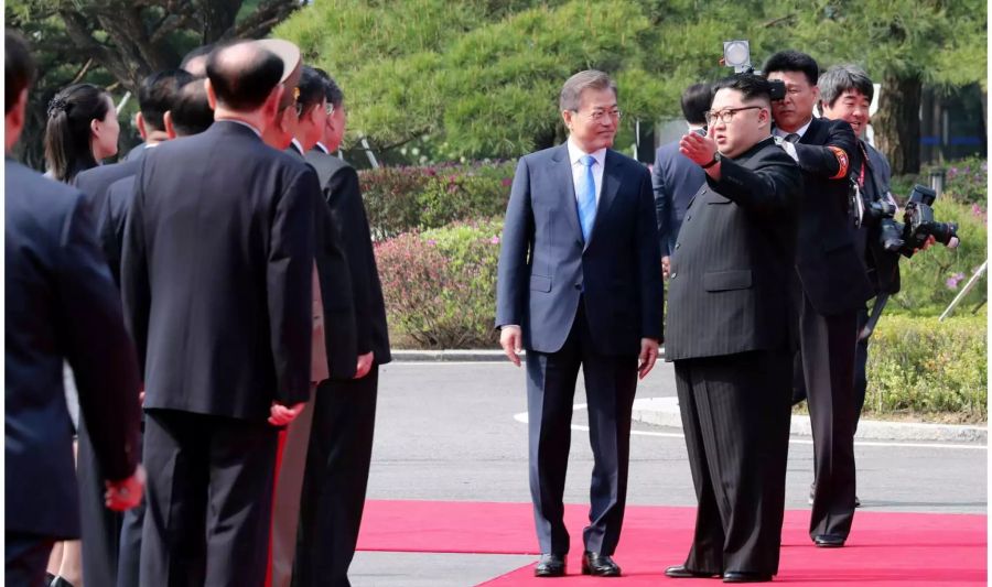 Präsident Moon Jae In sagte über Kim Jong Un: «Wir».